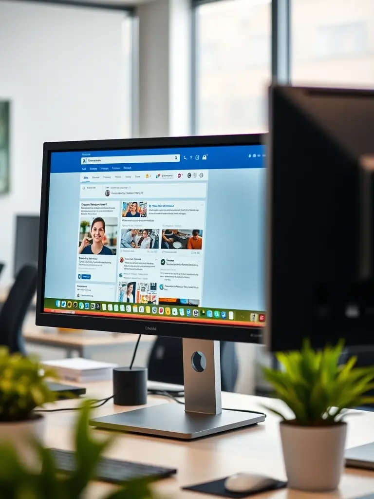 A screenshot of a well-managed Facebook page with engaging content and a high level of interaction, demonstrating Moga Advertising's expertise in social media management.